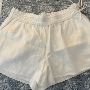 White Linen J.Crew Shorts -NWOT